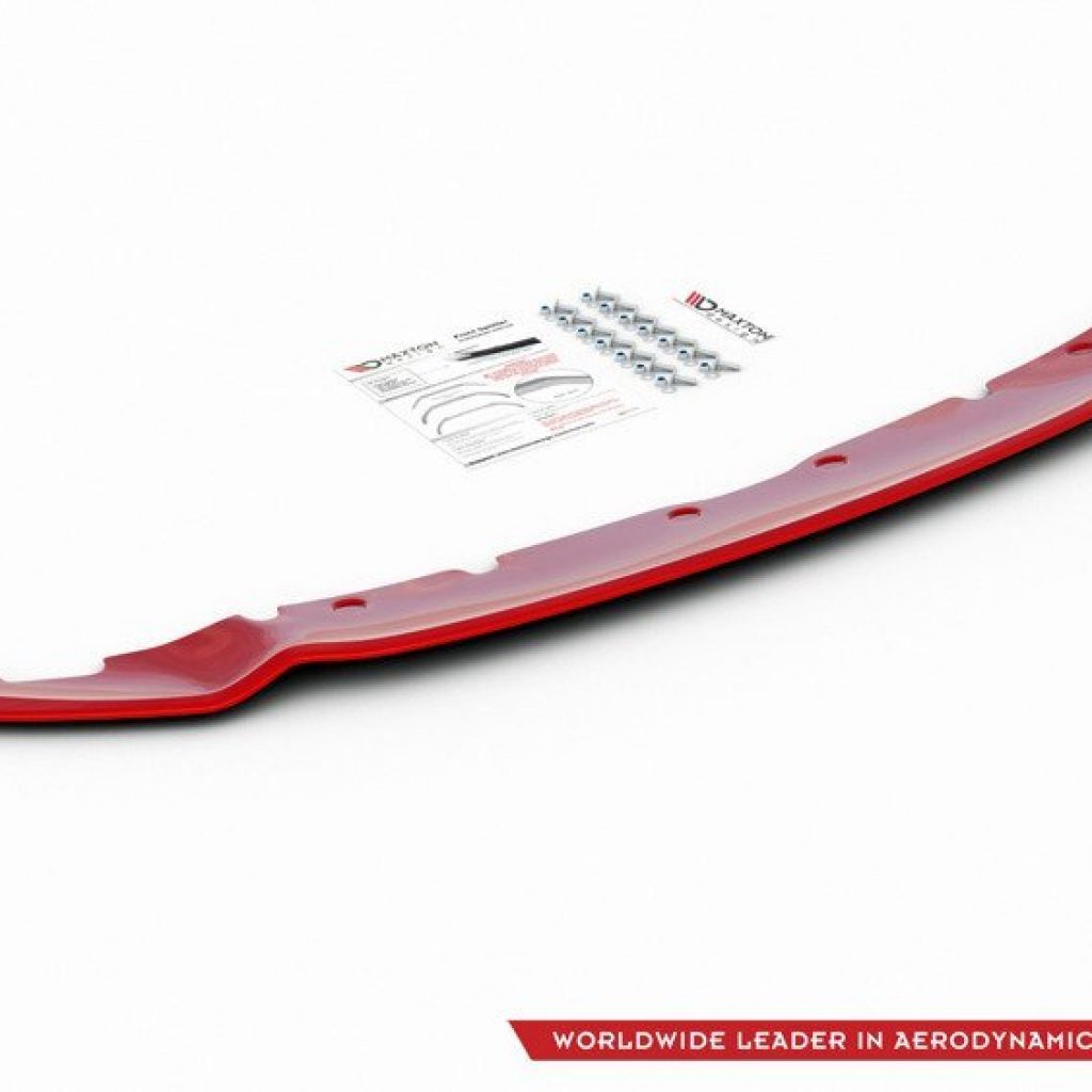 SPLITTER DELANTERO MAXTON DESIGN V.4 RED BMW SERIE 1 F40