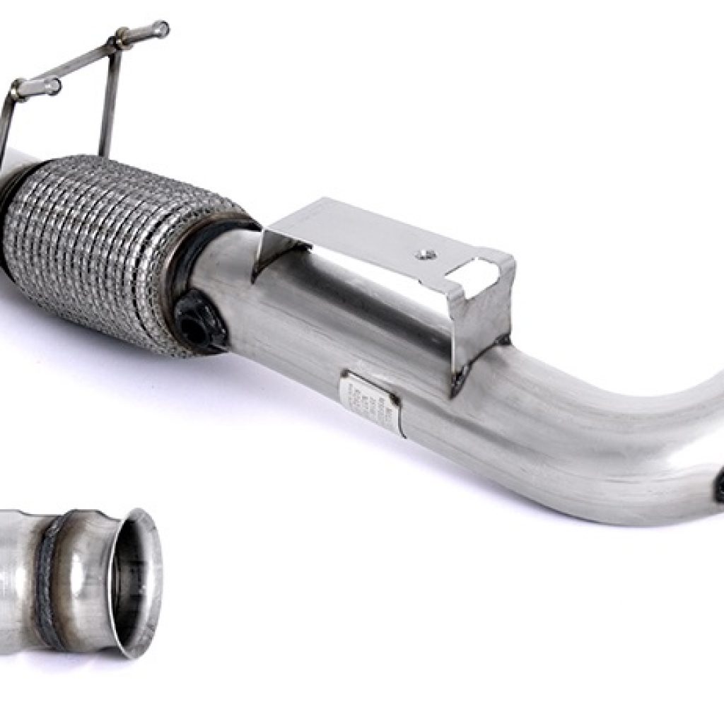 DOWNPIPE DE-CAT FORD FOCUS RS MK3 2.3 CAT-BACK OEM MILLTEK + ADAPTADOR CAT-BACK MILLTEK