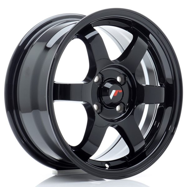 JR WHEELS JR3 7X15 4X100 ET40 GLOSS BLACK