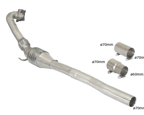DOWNPIPE CATALIZADA RAGAZZON VOLKSWAGEN GOLF 6 R