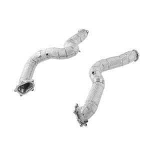 DOWNPIPES CON ESCUDO TÉRMICO DECAT ALPHA COMPETITION AUDI RS6 C7 | RS7 C7