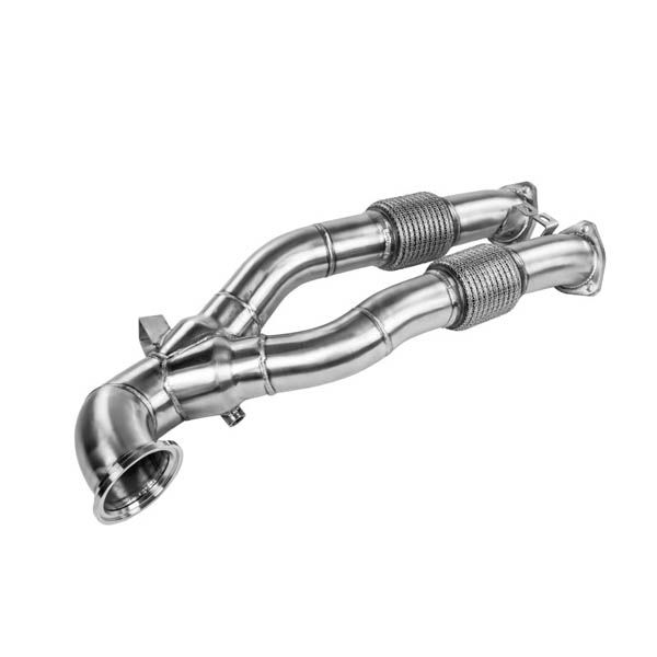 DOWNPIPE DESCATALIZADA ALPHA COMPETITION | AUDI RS3 (8V) / TTRS (8S) 2.5 TFSI (MOTOR DAZA) | AC-DAZA-DP