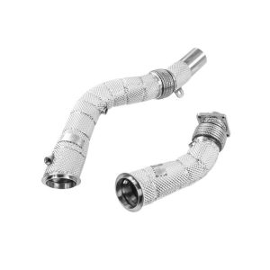DOWNPIPES CON ESCUDO TÉRMICO DECAT ALPHA COMPETITION BMW M3 F80 | M4 F8X | M2 COMPETITION F87 S55