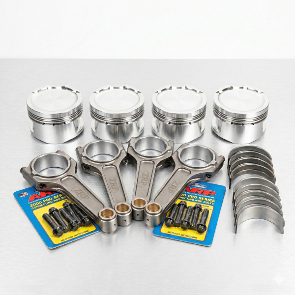 KIT DE FORJADO MOTOR 1.8T 20V | PISTONES JE PISTON - BIELAS ZRP - COJINETES ACL | SKU: KIT-FORJ-18T