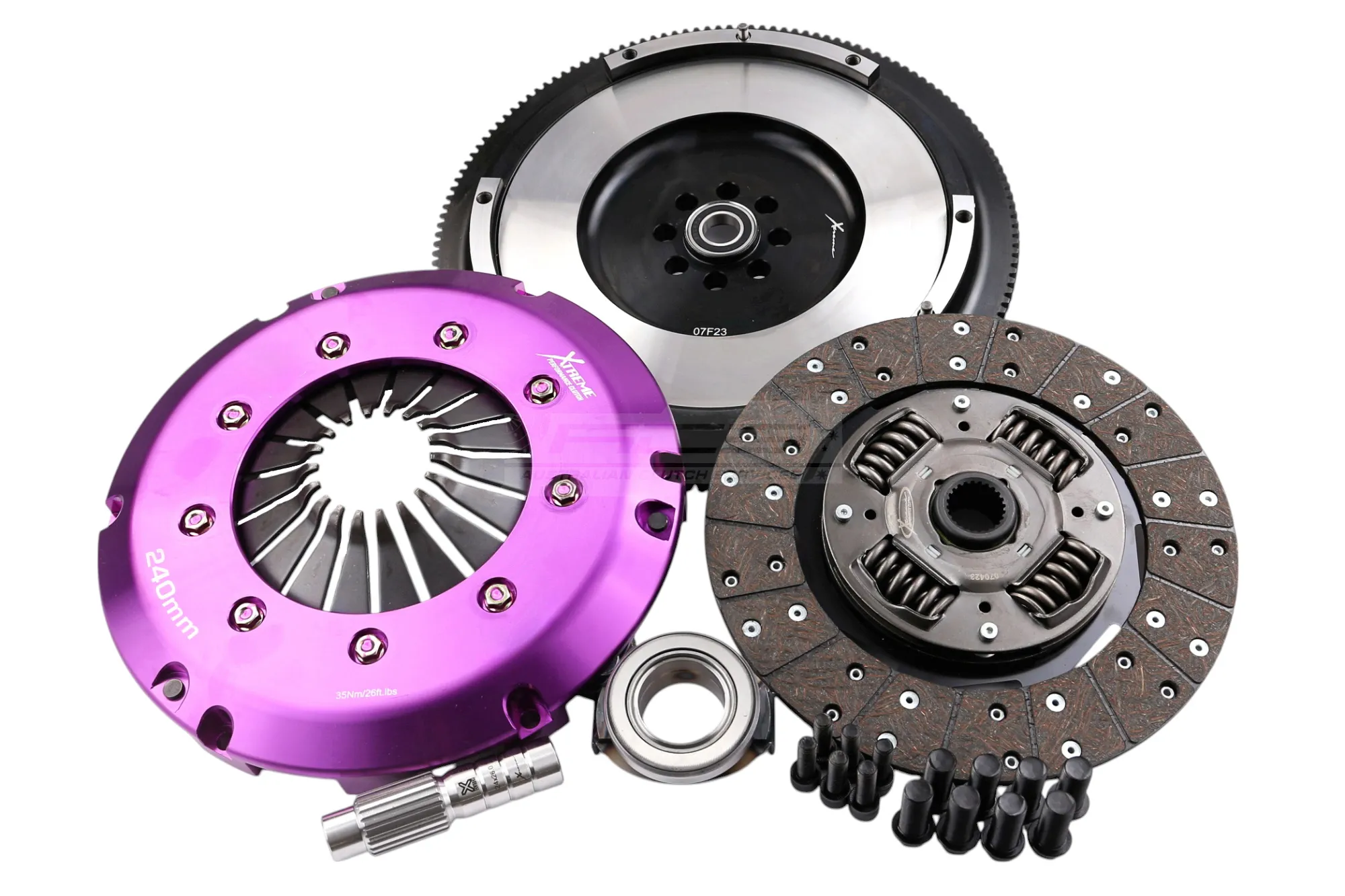 KIT DE EMBRAGUE REFORZADO XTREME CLUTCH 600NM CON VOLANTE MOTOR | HONDA CIVIC TYPE R (FK2 / FK8 / FL5) (2.0 VTEC TURBO K20C1) | KHD24660-1A
