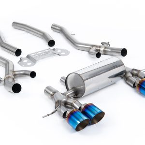 ESCAPE MILLTEK SPORT OPF/GPF BACK Bypass BMW G8X M3 | M4 GT-115 BURNT/BLUE TITANIUM