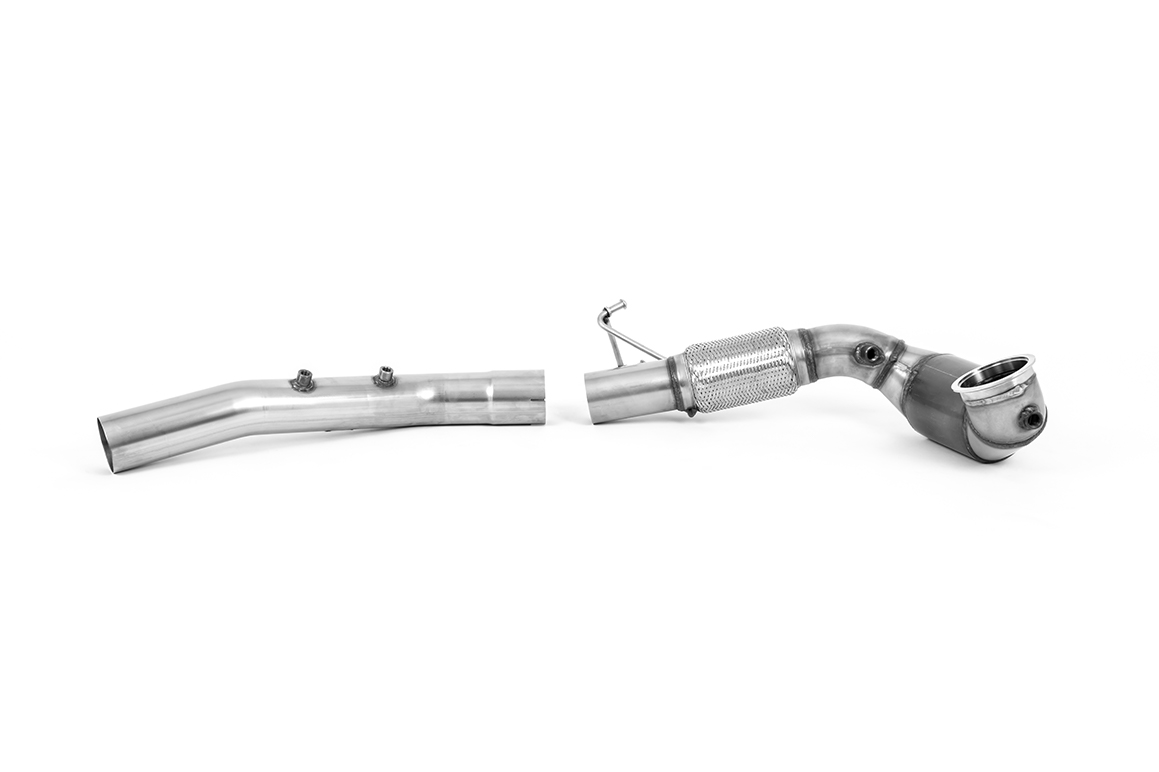DOWNPIPE MILLTEK CATALIZADA HI-FLOW VW GOLF MK8 GTI 245CV OPF | MK8 CLUBSPORT 300CV OPF | SKODA OCTAVIA vRS MK4 245CV OPF | CUPRA LEON KL 245CV OPF | CUPRA FORMENTOR 245CV OPF