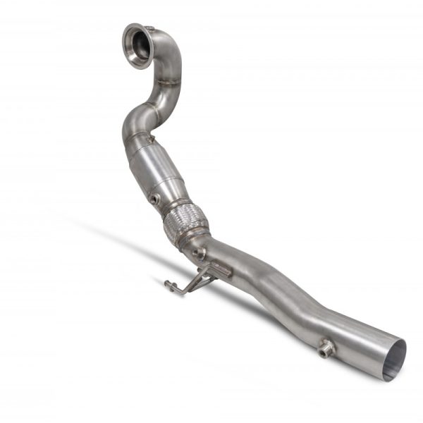 DOWNPIPE CON CATALIZADOR DEPORTIVO Y SUPRESIÓN DE FAP SCORPION | GOLF 8 GTI / LEON 4 CUPRA (2.0 TSI MQB) | SVWX064