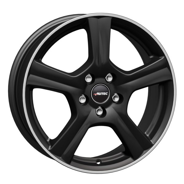 AUTEC IONIK BLACK MATT POLISHED 7.5X17 5X115 ET45 70.2 NEGRO