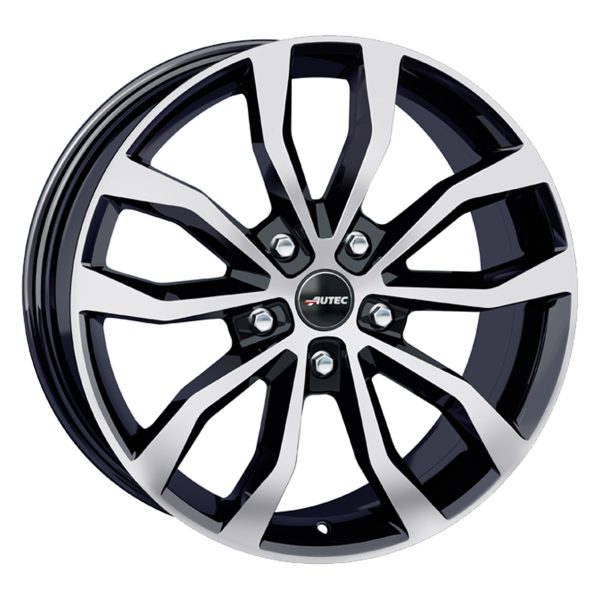 AUTEC UTECA BLACK POLISHED 8.5X19 5X120 ET42 72.6 NEGRO