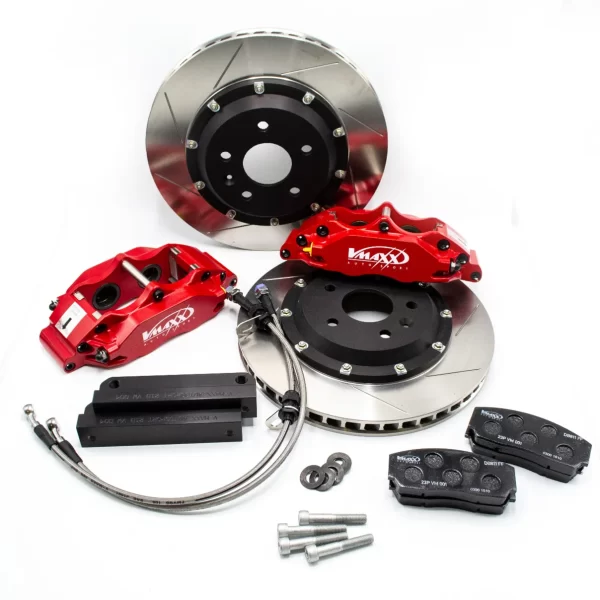 KIT FRENO DELANTERO V-MAXX 330MM 4 PISTONES | AUDI A3 8V / GOLF 7 GTI / LEON 3 CUPRA / TT 8S (55MM) | 20 VW330 11