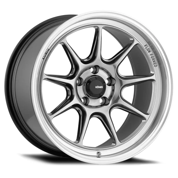 LLANTAS KÖNIG COUNTERGRAM 7.5X15 4X100 ET35 HYPER CHROME MACHINED LIP