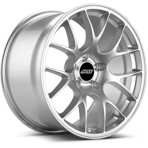 KIT DE LLANTAS APEX EC-7 9X18 5X120 ET31 + 10X18 5X120 ET33 RACE SILVER