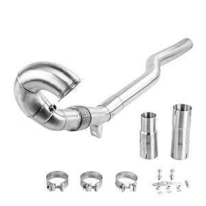 DOWNPIPE DESCATALIZADA ALPHA COMPETITION 3,5″ PARA GOLF 7 R | S3 8V | LEON CUPRA 4WD