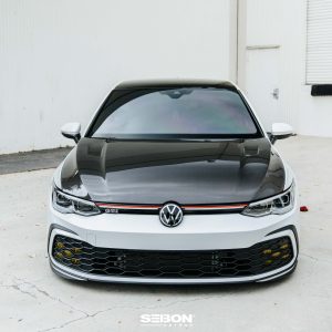 CAPÓ DE FIBRA DE CARBONO SEIBON TM-STYLE | VOLKSWAGEN GOLF 8 GTI / R | HD22VWG8-TM